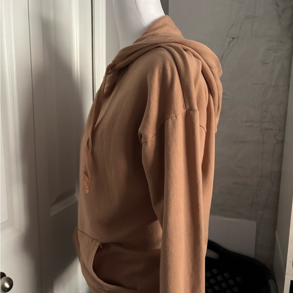 Time and Tru Light Brown Hoodie
